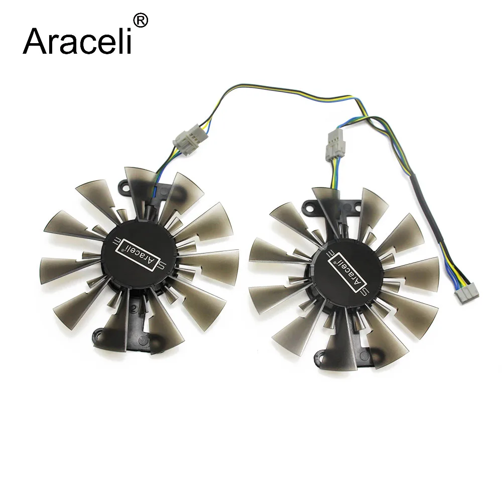 Free Shipping GA91B2H 12V 0.35A 86mm 4Pin RX 460 VGA Fan For SAPPHIRE RX460 Graphics Card Cooling Fan