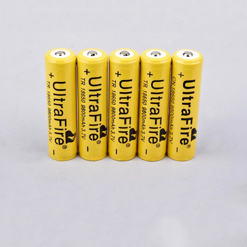 New Original 18650 battery 3.7 v 9800 mah lithium battery Rechargeable Battery(No PCB) For flashlight batteries