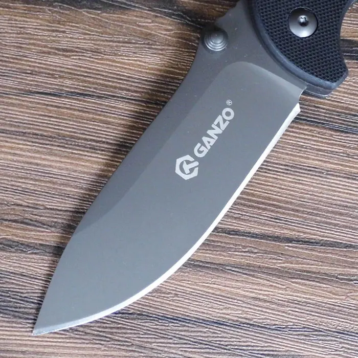 58-60HRC Ganzo G7413 440C G10 ручка со свистком складной нож выживания походный инструмент карманный нож тактический edc Открытый инструмент