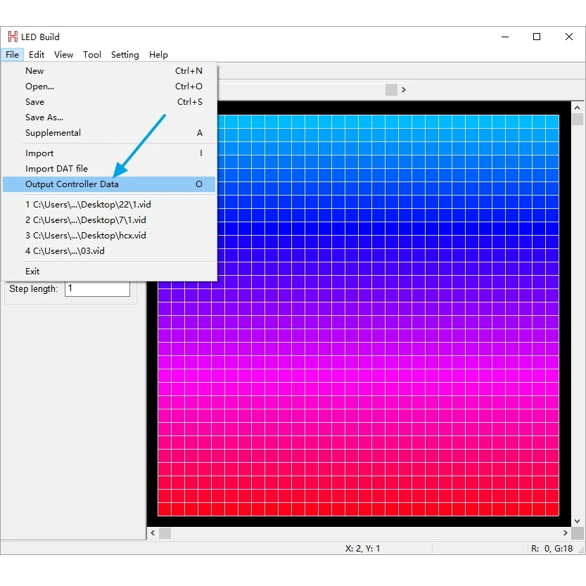 Светодиодный музыкальный контроллер Полноцветный Программируемый