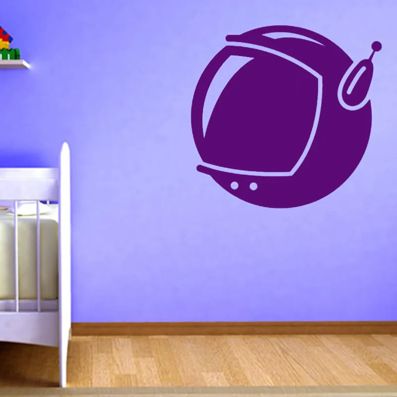 

Astronaut Helmet Wall Sticker Vinyl Art Decal Removable Kids Bedroom Decoration Cartoon Wallpaper Mural