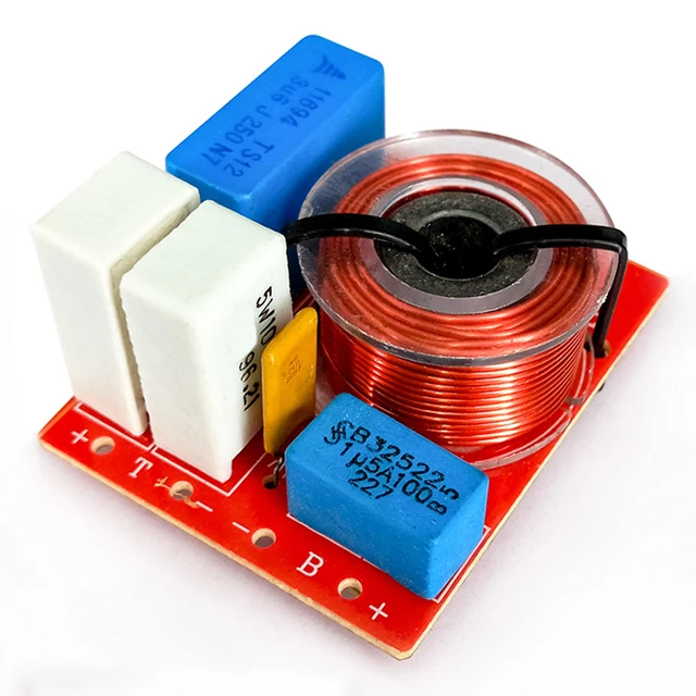 Etmakit Top Quality  Treble Bass Frequency Divider 2 Way Speaker Audio Crossover Filters
