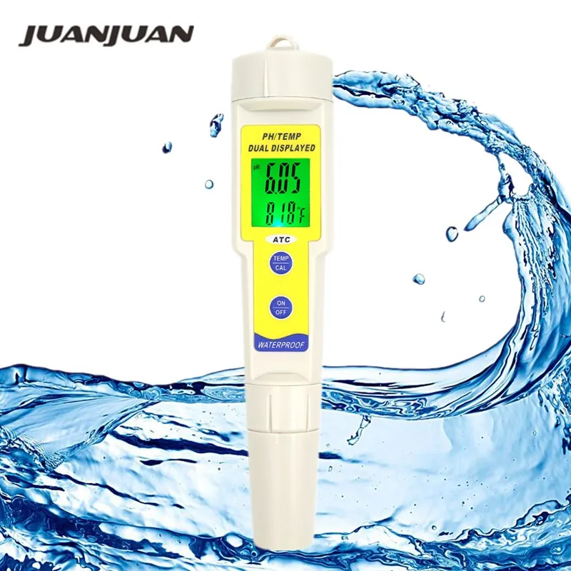 PH Meter Tester 0.01 Accurate Digital temperature Automatic
