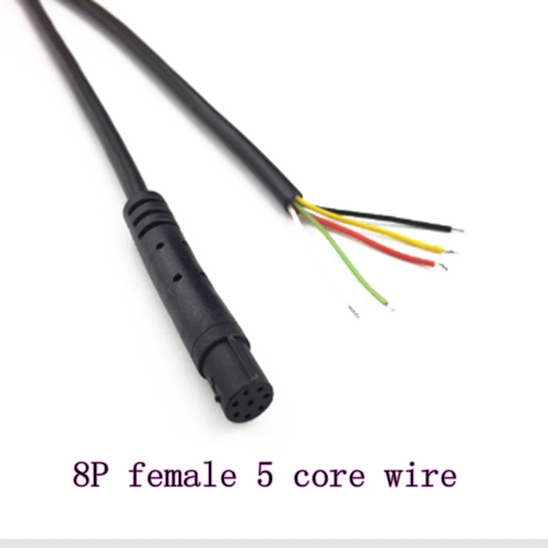 

Car wire reversing camera line Car 8P 5-core wire head back extension