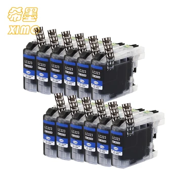 

XIMO 12PACK Ink cartridge LC223 LC221 BK for Brother MFC-J5320DW,MFC-J5620DW MFC-J5625DW,MFC-J5720DW