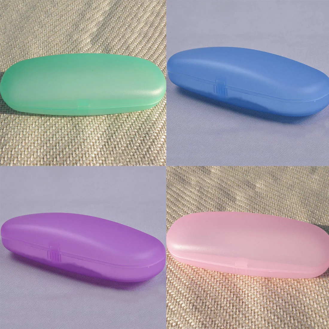 

Clear Hard Plastic Plain Glasses Holder Box Portable Storage Eyeglasses Case Pouch Portable Spectacle Protector