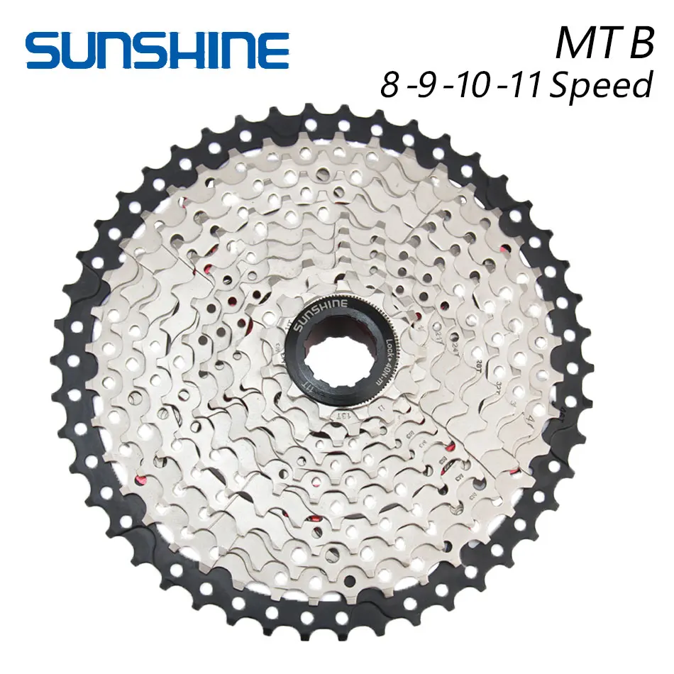 Звездочка велосипедная SUNSHINE 8S 9S 10S 11S 32T 36T 40T 42T 46T 50T маховик велосипедный с широким