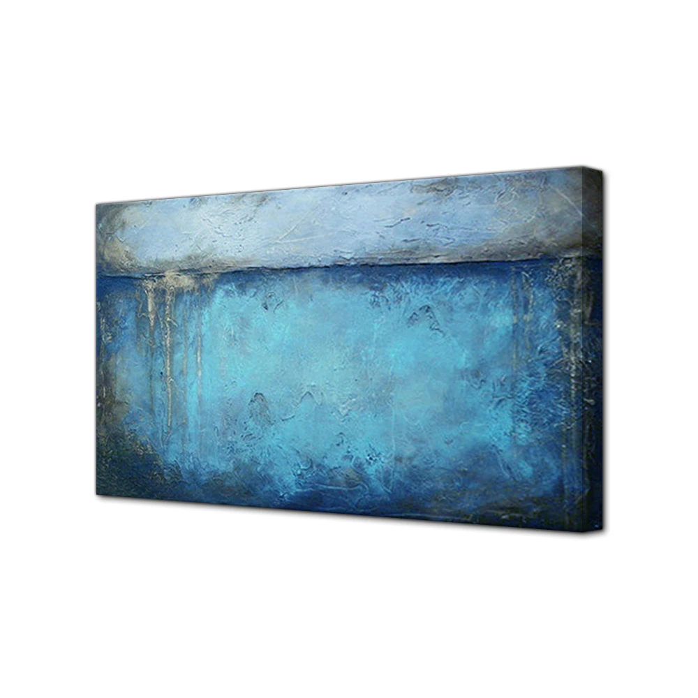 Modern-Abstract-Blue-Oil-Painting-Large-Canvas-Art-Wall-Mural-Picture-Decoration-No-frame (5)