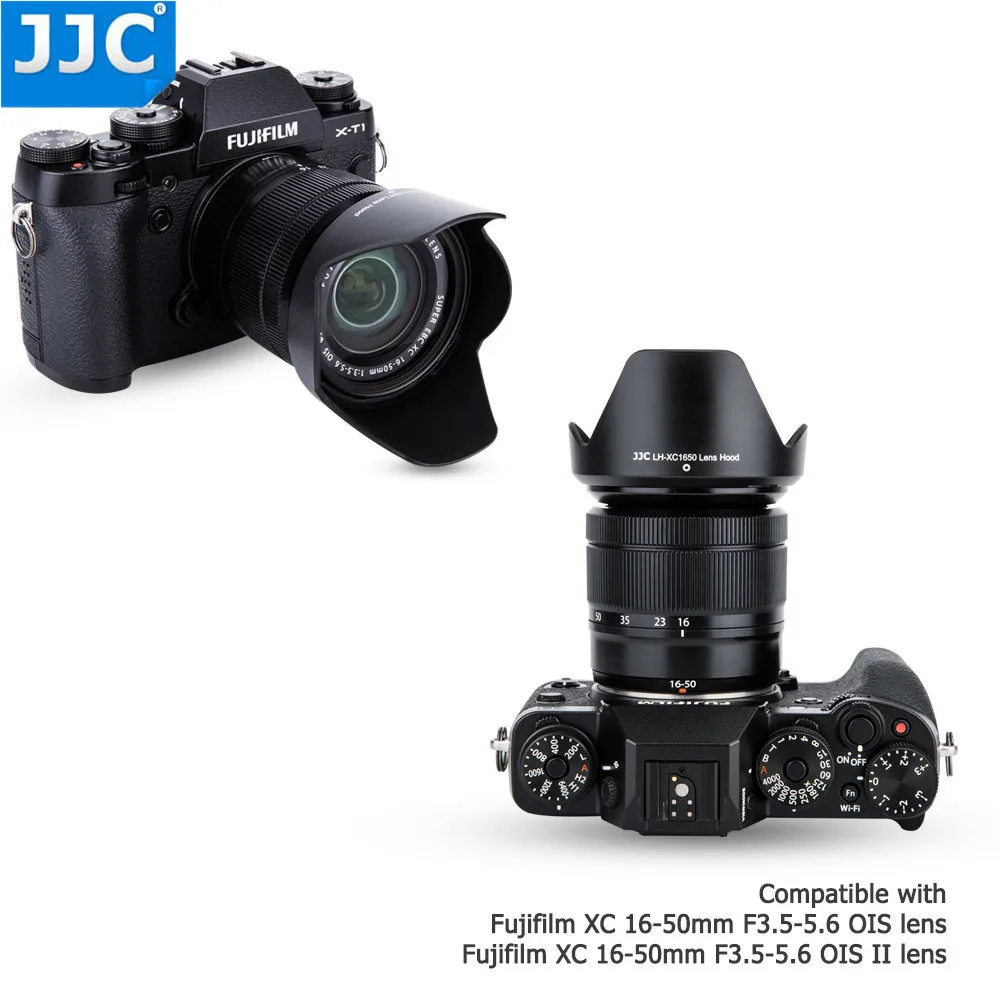 Байонетная бленда JJC для объектива камеры Fujifilm XC 16 50 мм OIS /XC с защитой от непогоды