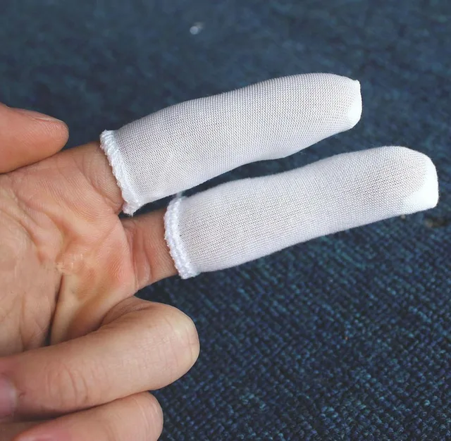 100pcs Cutton Cloth finger cot Anti static Breathe free finger cots
