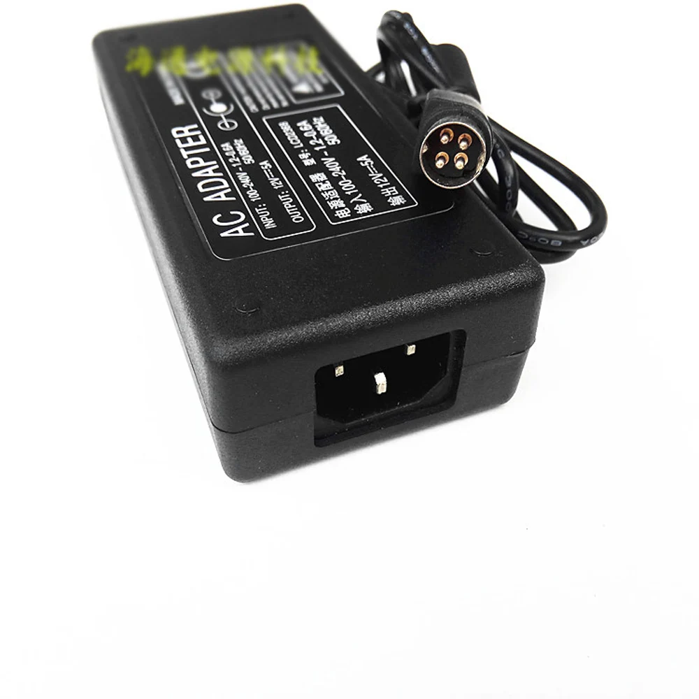 收银机电源线 圆形4针12V4A 12V5A 电源适配器 四针4针电源适配器-3