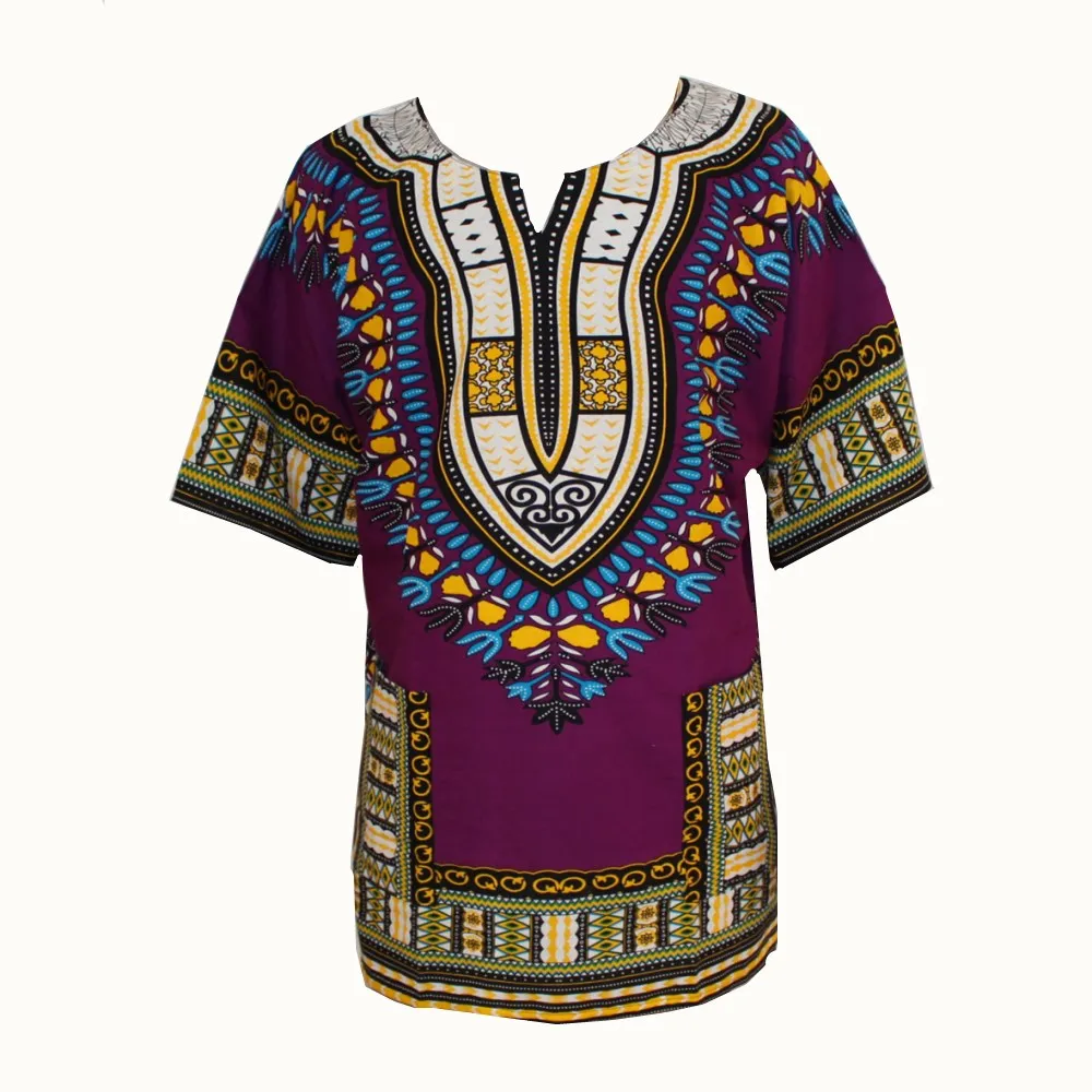 Женское винтажное платье Dashiki футболка с коротким рукавом и принтом в