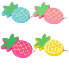 Для женщин, девушек, детей силиконовый кошелек для монет, кошелек с ананасом, кошелек на молнии, маленький кошелек, кошелек, чехол