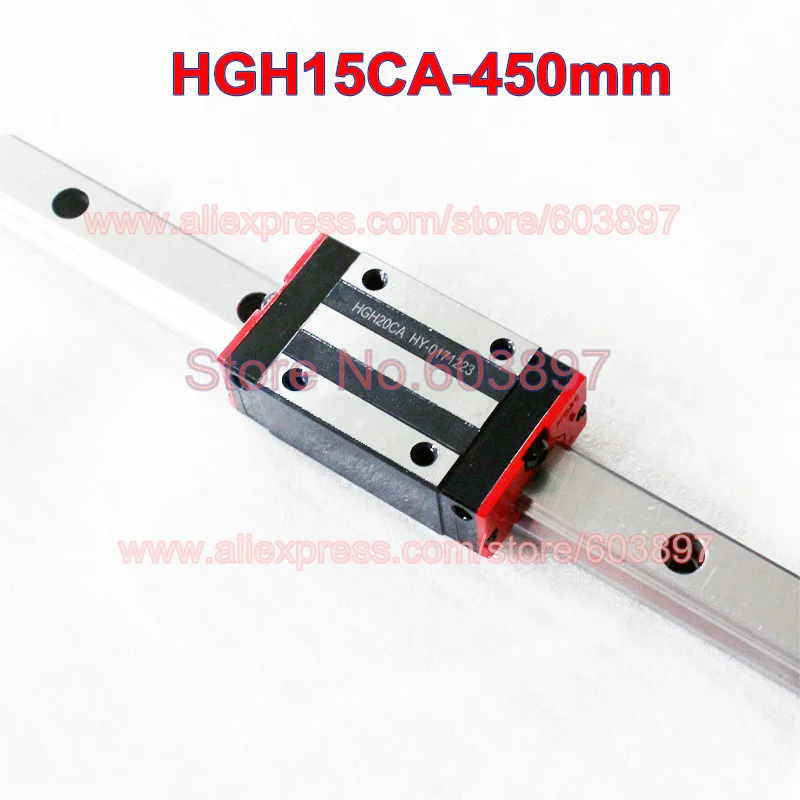 Линейная направляющая HGR15 450 мм 1 шт. детали с ЧПУ HGH15CA или HGW15CC HGH15|Линейные