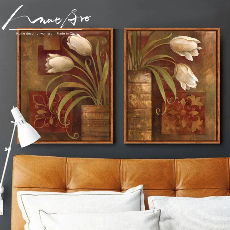 

Flower Painting American Style tulip posters and prints canvas wall art house decoration living room decoration pictures