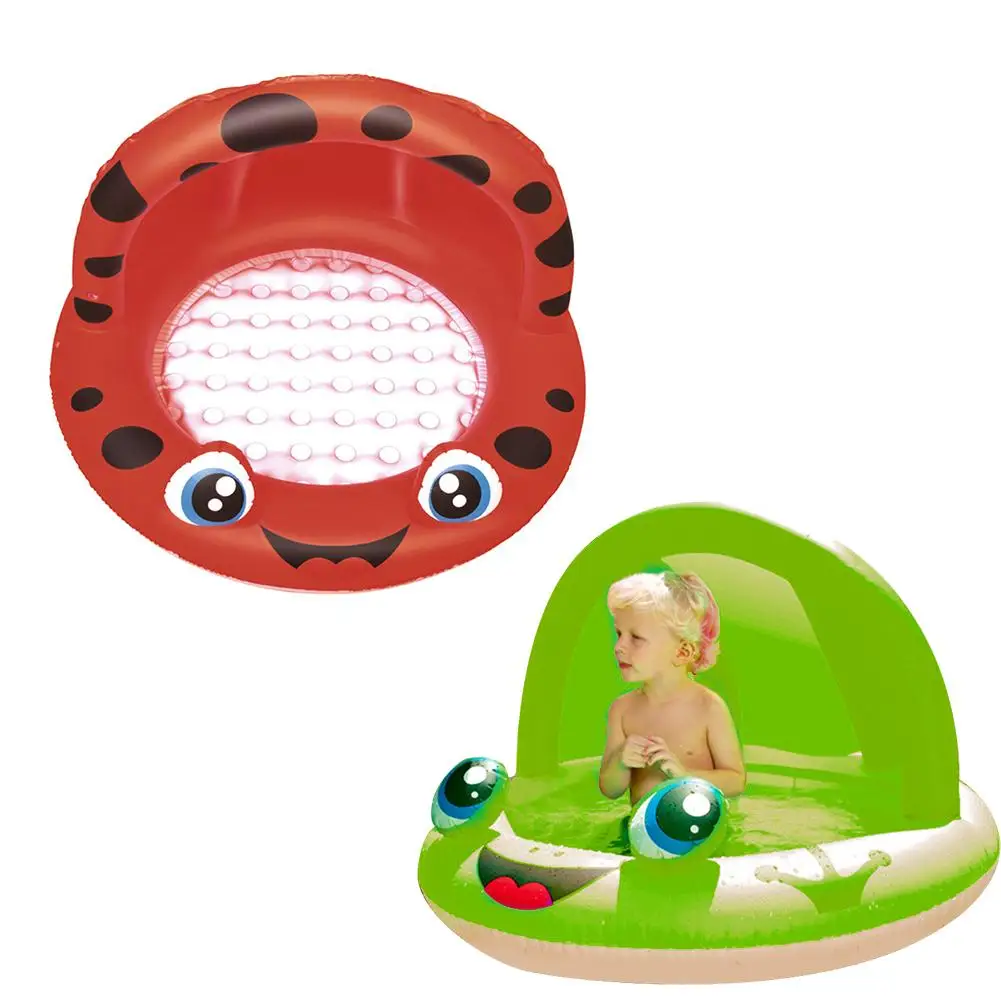 

Children Inflatable Swimming Pool With Baby Awning Frog Pool Basin Baby Pool Children Water Play Pool For Baby