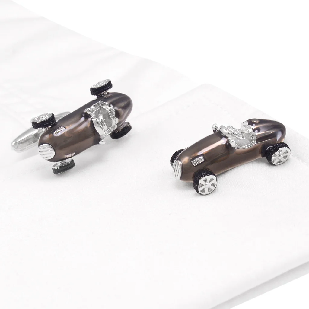1 Pair Vintage Car Design Cufflinks for Mens Shirt Business Wedding Party Festival Jewelry
