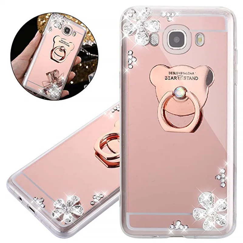 Роскошный зеркальный ТПУ чехол для Samsung J7 2016 J5 J3 J2 Grand Prime pro A50 A10 A20 A30 M20 M10 C7 C9 Case A6 A8