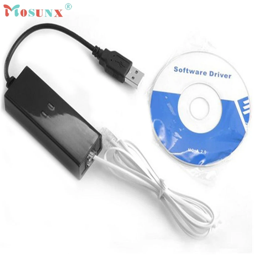 

Mosunx Superior quality USB 56K V.90 V.92 External Dial Up Voice Fax Data Modem for Win XP VISTA 7 8 Linux Mmar18 MotherLander