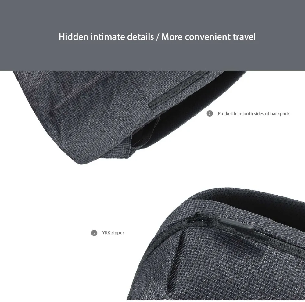 Xiaomi  Fashion  Backpack  With Large Capacity School Waterproof Laptop Polyester Bags for Man And Women  Travel and Business-14