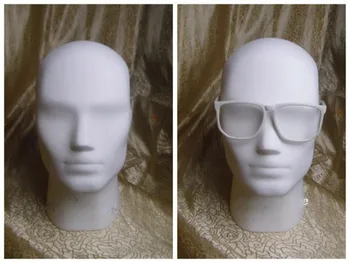 

New free shipping Men Mannequin Head Wigs Hats Cap Headphone Display maniqui Model For Hair Jewellery Display Stand ZYNAN6