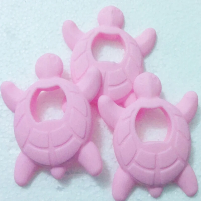 Baby Silicone Teether Cute Animal Tortoise Chew Charms Teething Gift Toddler Toys Free Shipping | Мать и ребенок