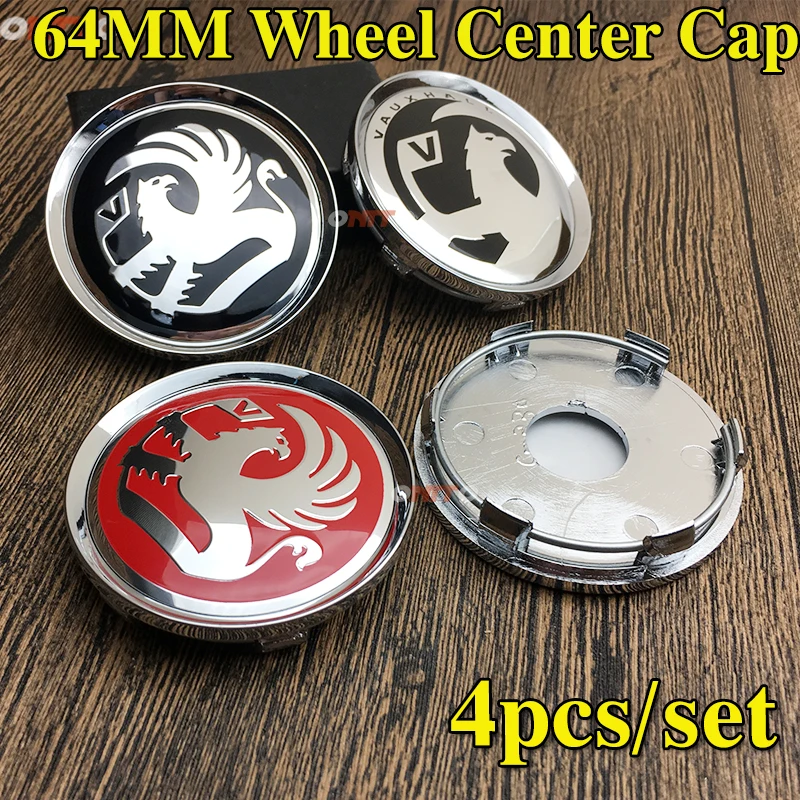 

Personality Vauxhall Logo Emblem 64MM 4pcs/set Wheel Center Cap Rim Wheel Cap Badge covers for vw bmw skoda volvo