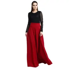 Новая модная женская хлопковая длинная юбка с высокой талией, Длинные Макси прямые стрейч-юбки