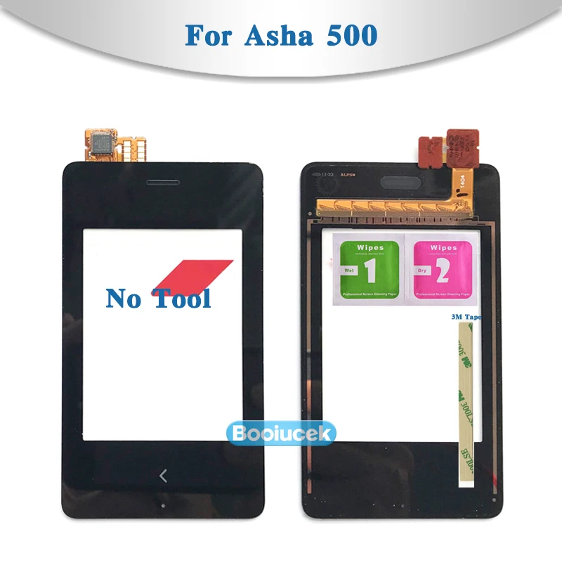 Высокое качество 2 8 &quotдля Nokia Asha 500 N500 сенсорный экран дигитайзер датчик внешнее