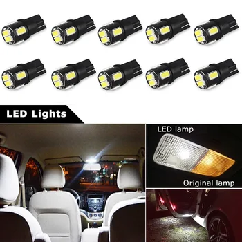 

T10 W5W Led 194 Car Interior Light Dome Reading License Plate Lamp Clearance Auto Lamps For Fiat 500 Stilo Ducato Palio Bravo