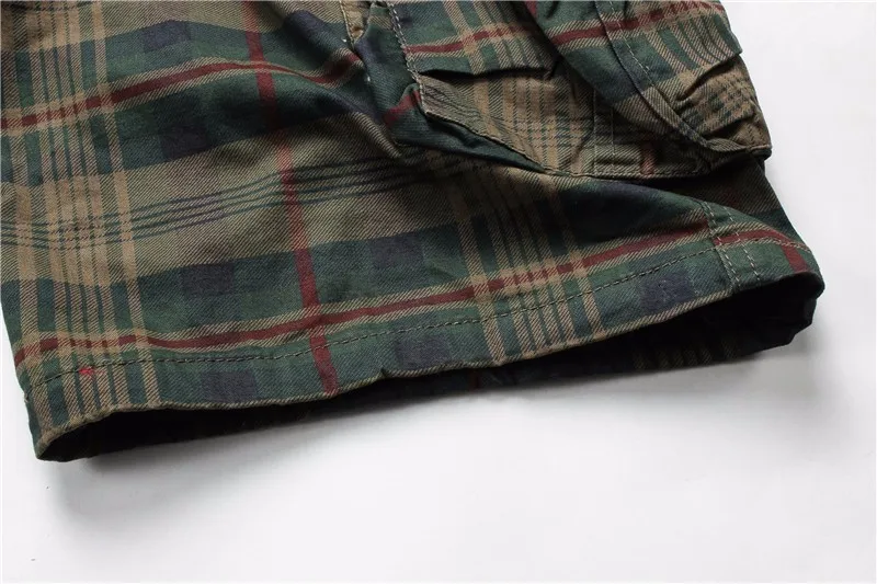 Мужские камуфляжные шорты летние клетчатые пляжные шорты мужские повседневные камуфляжные военные Короткие штаны мужская одежда бермуды masculina
