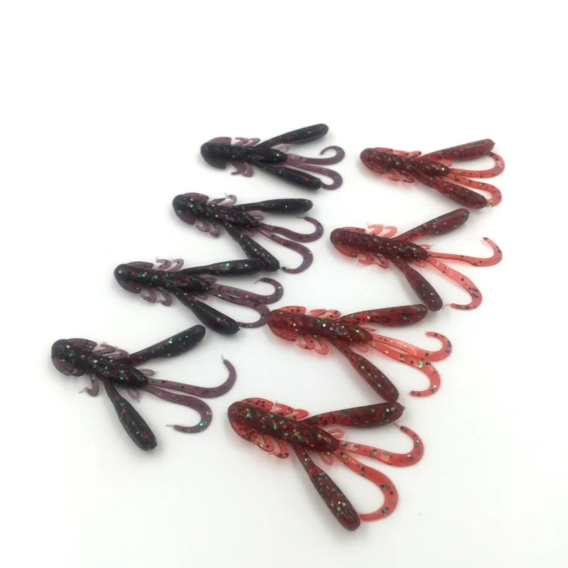 

8pcs/lot 6cm Shrimp Lifelike Carp Artificial Soft Bait Fishing Tackle Tools Fishing Lure Soft Baits 023