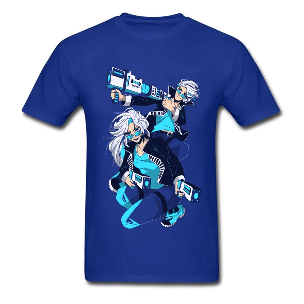 Project Gemini Twin Design All Cotton T Shirt for Men Custom T-Shirt Custom 2018 Discount O-Neck Tee Shirts Short Sleeve Project Gemini Twin Design blue
