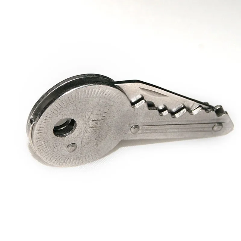 Nuevo 1 pieza Mini clave cuchillo plegable bolsillo cuchillo clave cadena cuchillo pelador portátil acampada llave anillo cuchillo al aire libre herramienta de supervivencia