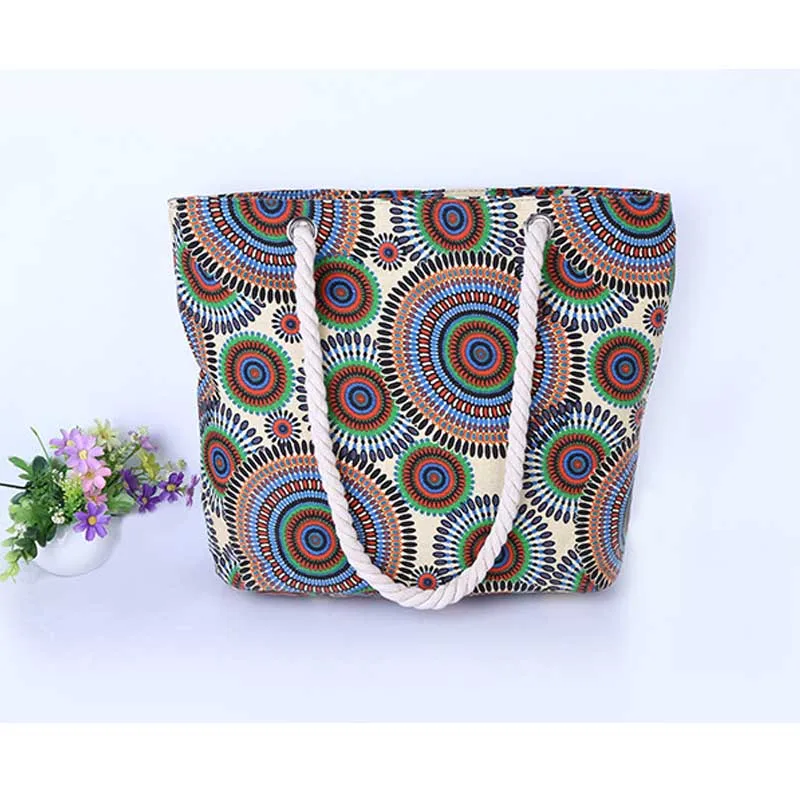 3 color sigle or double shoulder casual handbag Fashion Travel canvas Sac a main for women
