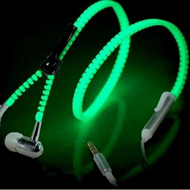 

2018 Colorful New Zipper Metal Earphones New Arrival earsets 3.5mm In-Ear Earphones For iPhoneX 7 6 5 5s For iPad MP3 MP4