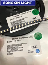 1000 pces para sharp aplicação tv led backlight lcd para tv led backlight 1w 3v 3535 3537 branco fresco gm5f22zh10a