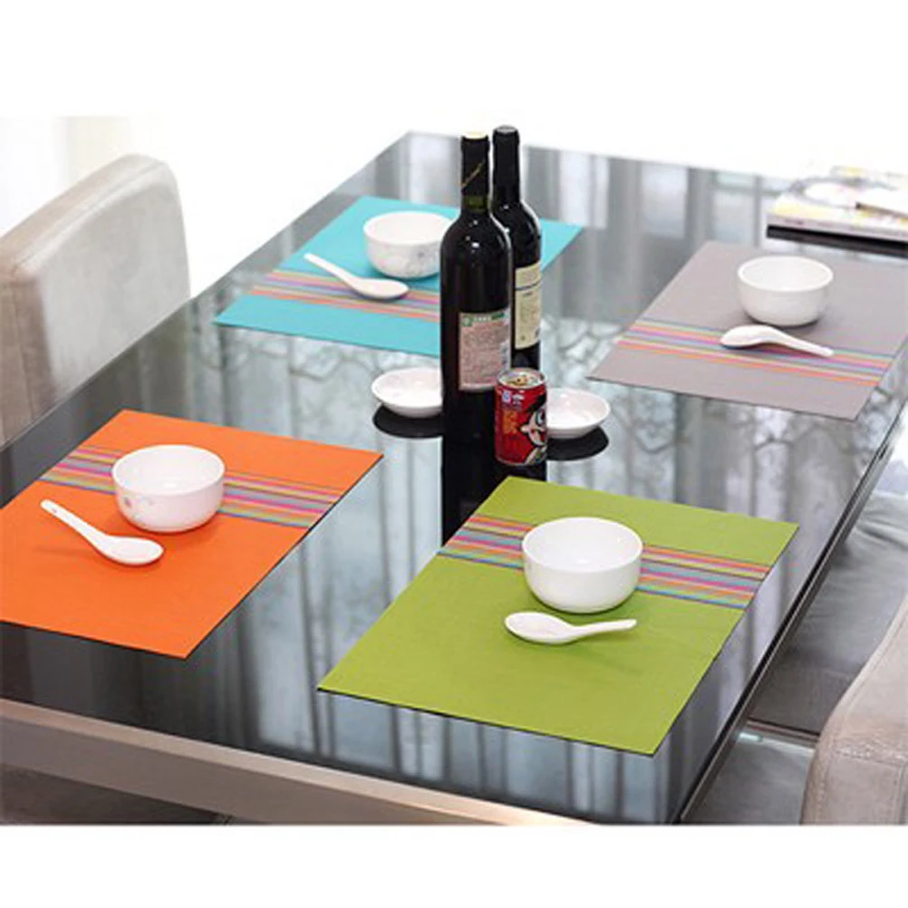Нескользящие термостойкие стола Коврики Кухня accessoriesrainbow ПВХ coaster Подушки место