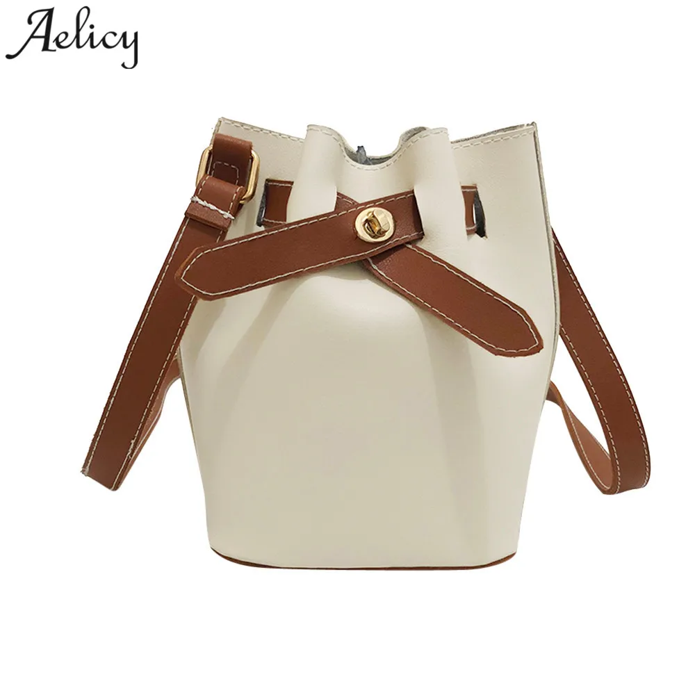 

Aelicy Shoulder Bag Vintage Leather Pure Color Women Crossbody Bag Purse Satchel dropship new 2019 hot SELLING bolsa feminina