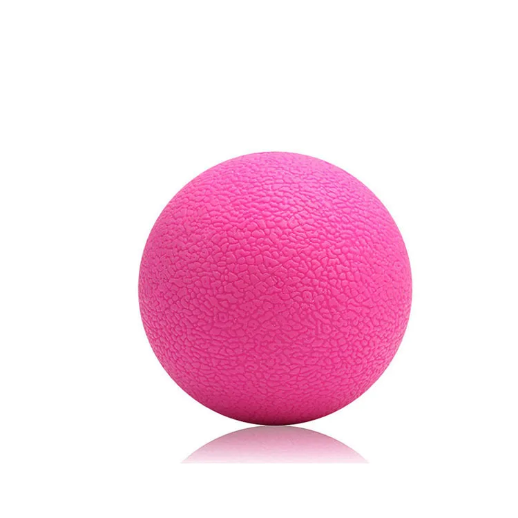 Гандбол ТРИГГЕРНАЯ точка Расслабляющая мышцы арахисовый массаж фасции хоккейные Мячи 6,5 см массажные мячи для фитнеса Кроссфит фитнес снятие тренажерного зала - Цвет: Розовый