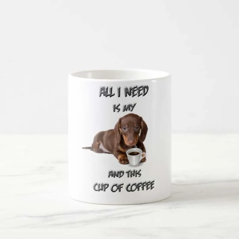 

Dachshund in my Coffee Mug Funny Dachshund Tea Mug Cup Gift - 11oz Coffee Mug