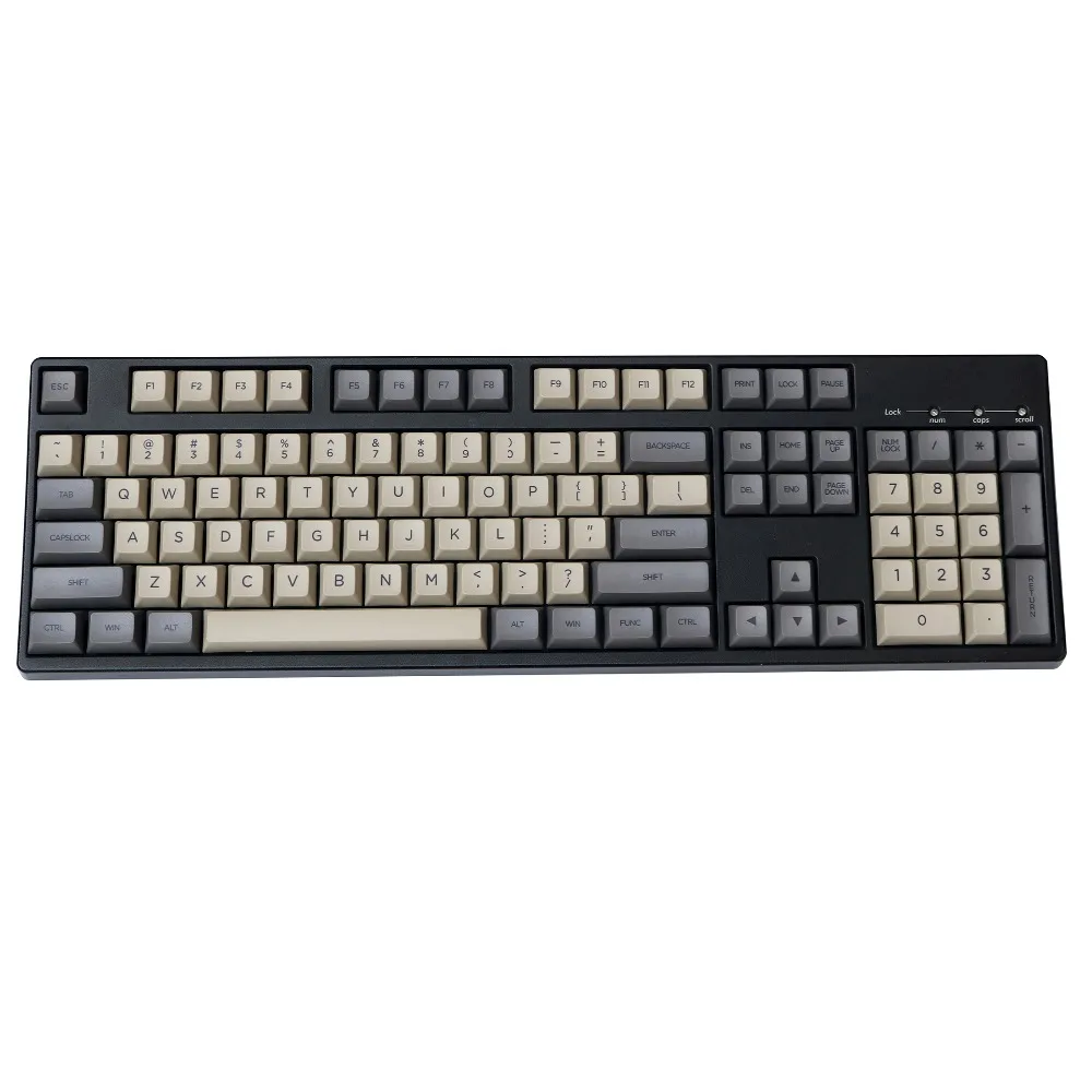 Космический серый профиль XDAS keycap 108 сублимированная краска для Filco/DUCK/Ikbc MX