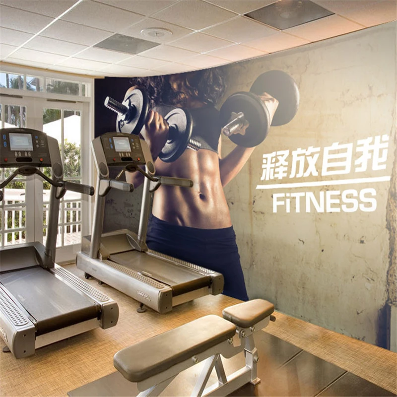 Boxing Fitness Gorilla Mural Wallpaper, Fitness Bodybuilding Wall Gym  Indoor Wall Murals Large Wallpaper, TV Background Wall Room and Bedroom  Wall Art