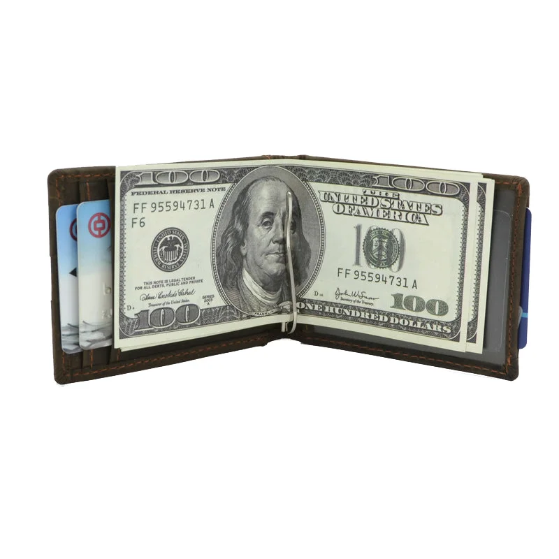 genuine leather money clip (2)