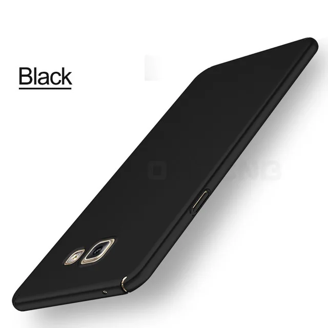 Жесткий ПК чехол для samsung Galaxy C5 C7 C9 Pro C8 S7 S8 S9 S10 Note 8, 9, 10, бронированый чехол для Galaxy J3 J5 J7 чехол - Цвет: black