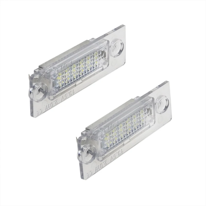 2 шт. 18 светодиодов 3528 SMD светодиодные номерные знаки автомобильные лампы 6000 К для