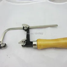 Ювелирные изделия золото серебро металлорежущий 1 шт./лот деревянная ручка лук, пила лук, увидел кадр, белый деревянная ручка кадр