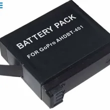 Gopro аксессуары. 20 шт./партия AHDBT-401 AHDBT401 батареи для GoPro HERO4 HERO 4 Black и GoPro HERO4 Серебристая видеокамера