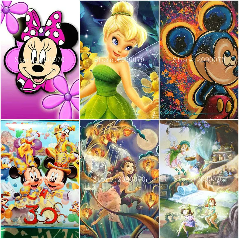 

Diy Full diamond painting cross stitch Mickey diamond Embroidery Disney pictures mosaic Crafts Needlework wall art decorative
