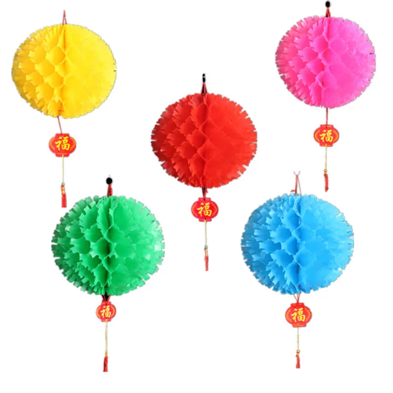 Download 20/25/35CM Decorative Festive Chinese Red Flower Paper ...